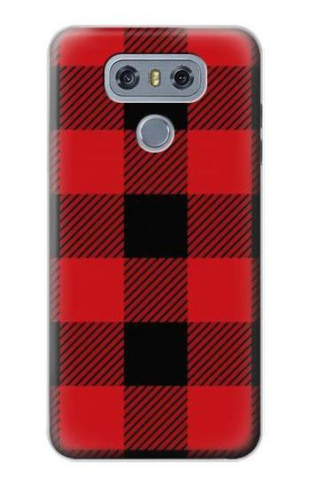 S2931 Red Buffalo Check Pattern Hülle Schutzhülle Taschen für LG G6