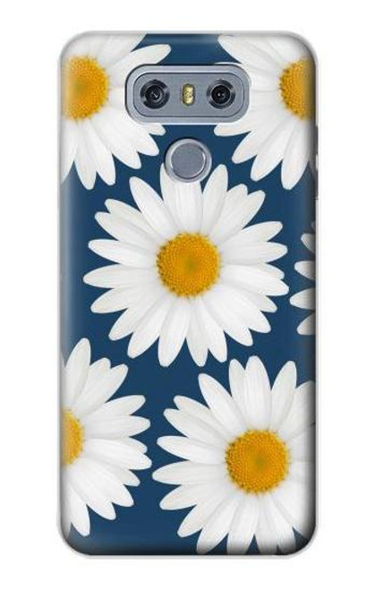S3009 Daisy Blue Hülle Schutzhülle Taschen für LG G6