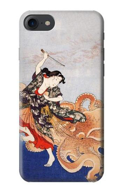 S2496 Japan Art Utagawa Kuniyoshi Tamatori Hülle Schutzhülle Taschen für iPhone 7, iPhone 8