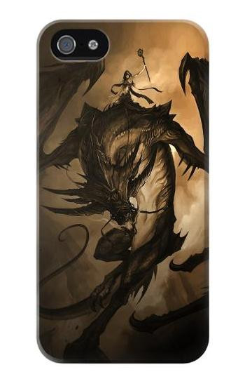 S0388 Dragon Rider Hülle Schutzhülle Taschen für iPhone 5 5S SE