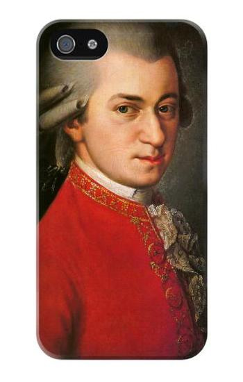 S0492 Mozart Hülle Schutzhülle Taschen für iPhone 5 5S SE