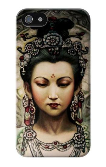 S0681 Guan Yin Hülle Schutzhülle Taschen für iPhone 5 5S SE