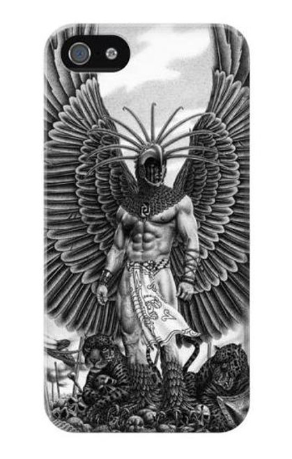 S1235 Aztec Warrior Hülle Schutzhülle Taschen für iPhone 5 5S SE