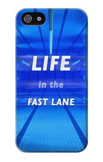 S3136 Life in the Fast Lane Swimming Pool Hülle Schutzhülle Taschen für iPhone 5 5S SE