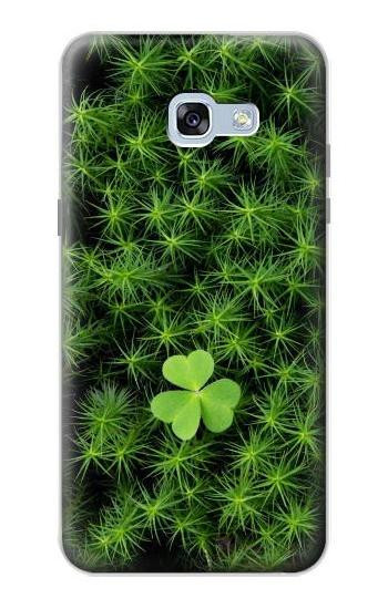 S0358 Clover Lucky Leaf Hülle Schutzhülle Taschen für Samsung Galaxy A5 (2017)