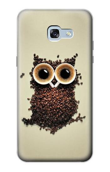 S0360 Coffee Owl Hülle Schutzhülle Taschen für Samsung Galaxy A5 (2017)