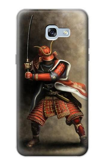 S0796 Japan Red Samurai Hülle Schutzhülle Taschen für Samsung Galaxy A5 (2017)