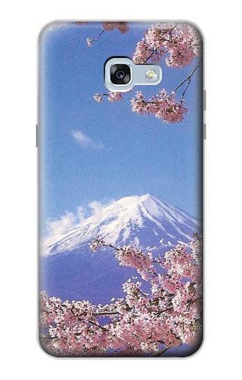 S1060 Mount Fuji Sakura Cherry Blossom Hülle Schutzhülle Taschen für Samsung Galaxy A5 (2017)
