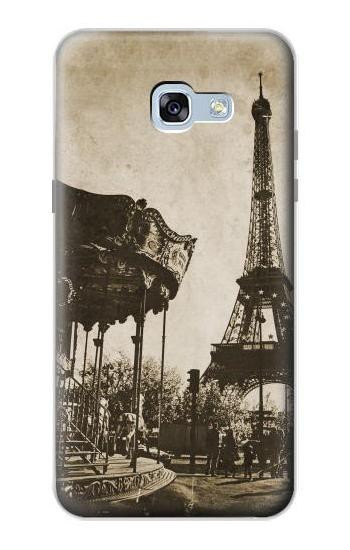 S2174 Eiffel Tower Vintage Paris Hülle Schutzhülle Taschen für Samsung Galaxy A5 (2017)