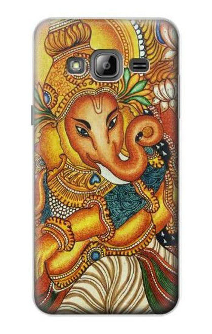 S0440 Hindu God Ganesha Hülle Schutzhülle Taschen für Samsung Galaxy J3 (2016)