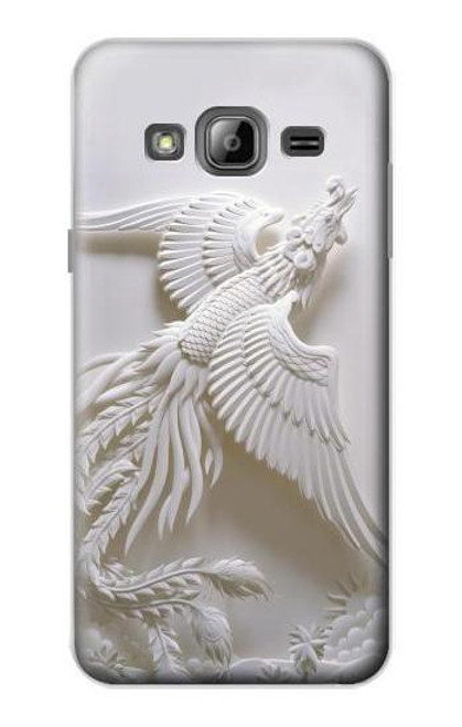 S0516 Phoenix Carving Hülle Schutzhülle Taschen für Samsung Galaxy J3 (2016)