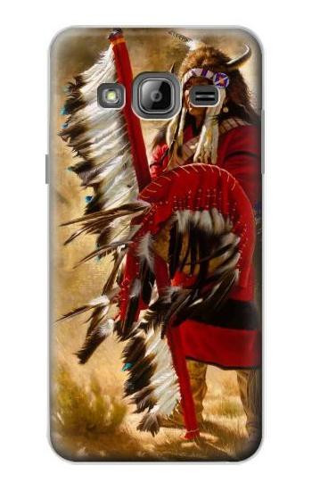 S0817 Red Indian Hülle Schutzhülle Taschen für Samsung Galaxy J3 (2016)