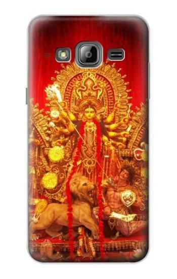 S1030 Hindu God Durga Puja Hülle Schutzhülle Taschen für Samsung Galaxy J3 (2016)