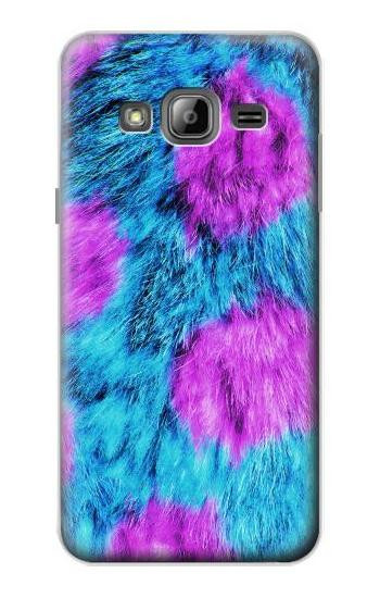S2757 Monster Fur Skin Pattern Graphic Hülle Schutzhülle Taschen für Samsung Galaxy J3 (2016)