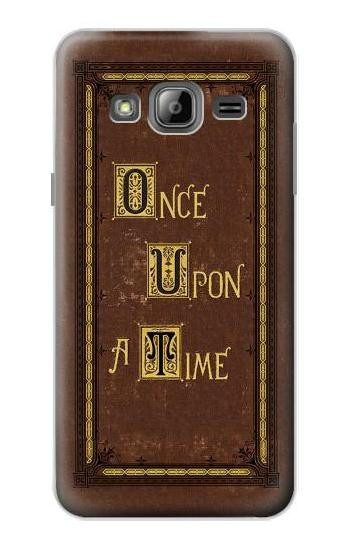 S2824 Once Upon a Time Book Cover Hülle Schutzhülle Taschen für Samsung Galaxy J3 (2016)