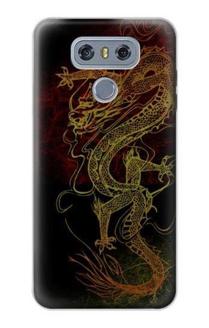 S0354 Chinese Dragon Hülle Schutzhülle Taschen für LG G6