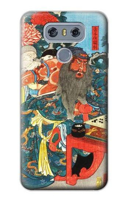 S1826 Utagawa Kuniyoshi Guan Yu Hülle Schutzhülle Taschen für LG G6