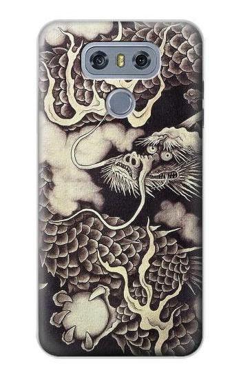 S2719 Japan Painting Dragon Hülle Schutzhülle Taschen für LG G6