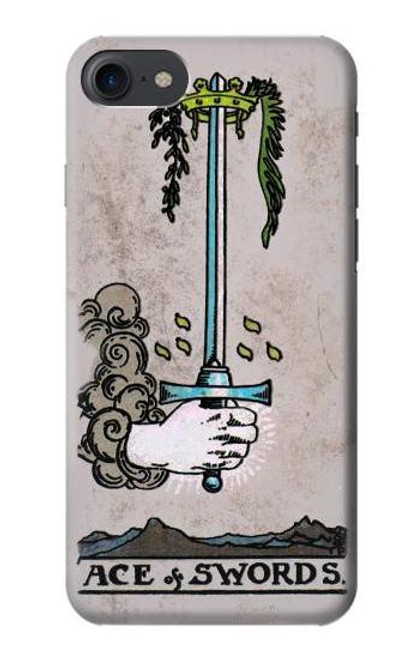 S2482 Tarot Card Ace of Swords Hülle Schutzhülle Taschen für iPhone 7, iPhone 8