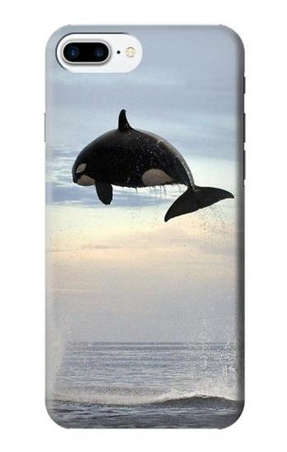 S1349 Killer whale Orca Hülle Schutzhülle Taschen für iPhone 7 Plus, iPhone 8 Plus
