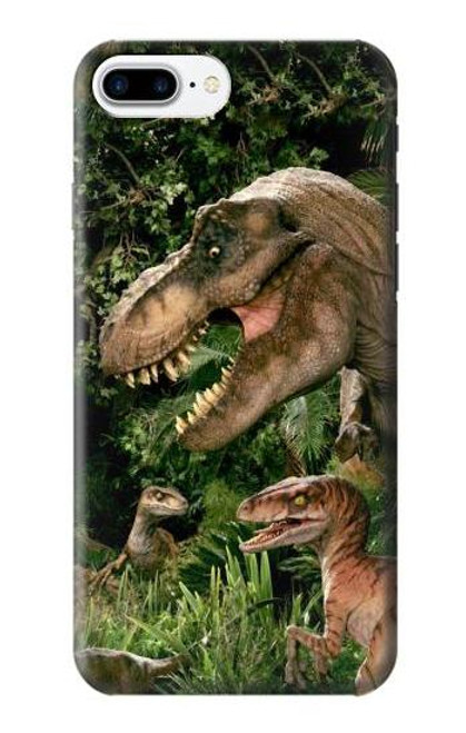 S1452 Trex Raptor Dinosaur Hülle Schutzhülle Taschen für iPhone 7 Plus, iPhone 8 Plus