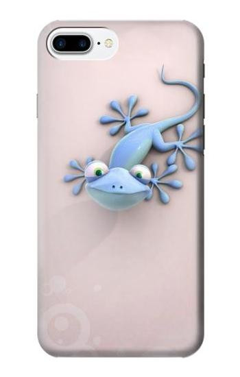 S1631 Funny Gecko Lizard Hülle Schutzhülle Taschen für iPhone 7 Plus, iPhone 8 Plus