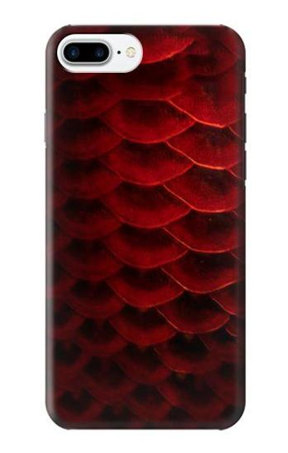S2879 Red Arowana Fish Scale Hülle Schutzhülle Taschen für iPhone 7 Plus, iPhone 8 Plus