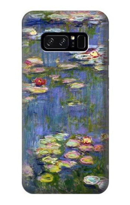 S0997 Claude Monet Water Lilies Hülle Schutzhülle Taschen für Note 8 Samsung Galaxy Note8