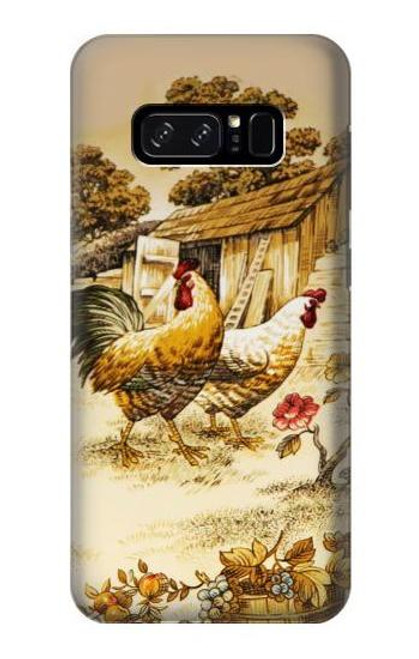 S2181 French Country Chicken Hülle Schutzhülle Taschen für Note 8 Samsung Galaxy Note8
