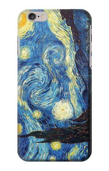S0213 Van Gogh Starry Nights Hülle Schutzhülle Taschen für iPhone 6 6S