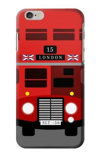 S2058 England British Double Decker Bus Hülle Schutzhülle Taschen für iPhone 6 6S