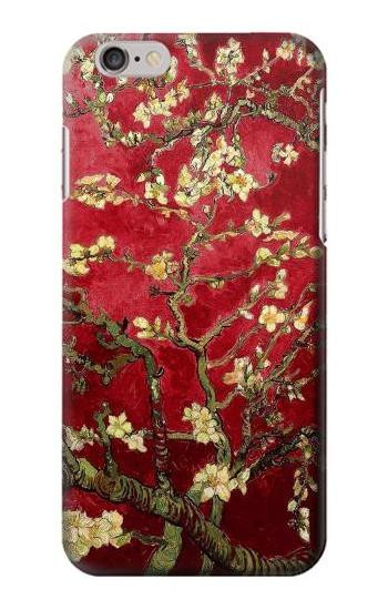 S2414 Red Blossoming Almond Tree Van Gogh Hülle Schutzhülle Taschen für iPhone 6 6S