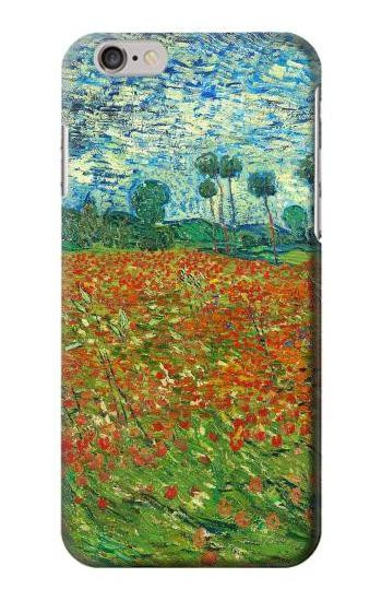 S2681 Field Of Poppies Vincent Van Gogh Hülle Schutzhülle Taschen für iPhone 6 6S