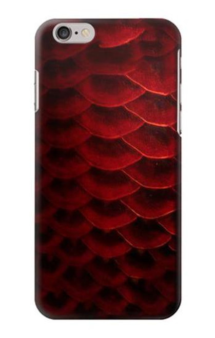 S2879 Red Arowana Fish Scale Hülle Schutzhülle Taschen für iPhone 6 6S