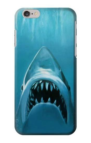 S0830 White Shark Hülle Schutzhülle Taschen für iPhone 6 6S
