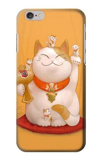 S1217 Maneki Neko Lucky Cat Hülle Schutzhülle Taschen für iPhone 6 6S