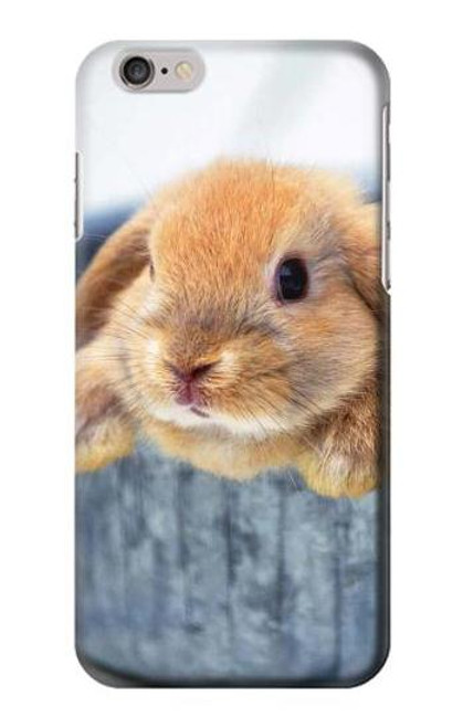 S0242 Cute Rabbit Hülle Schutzhülle Taschen für iPhone 6 Plus, 6S Plus