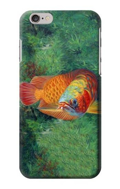 S1157 Red Arowana Fish Hülle Schutzhülle Taschen für iPhone 6 Plus, 6S Plus