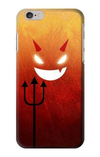 S2454 Red Cute Little Devil Cartoon Hülle Schutzhülle Taschen für iPhone 6 Plus, 6S Plus