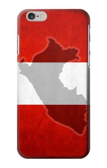 S3018 Peru Flag Hülle Schutzhülle Taschen für iPhone 6 Plus, 6S Plus