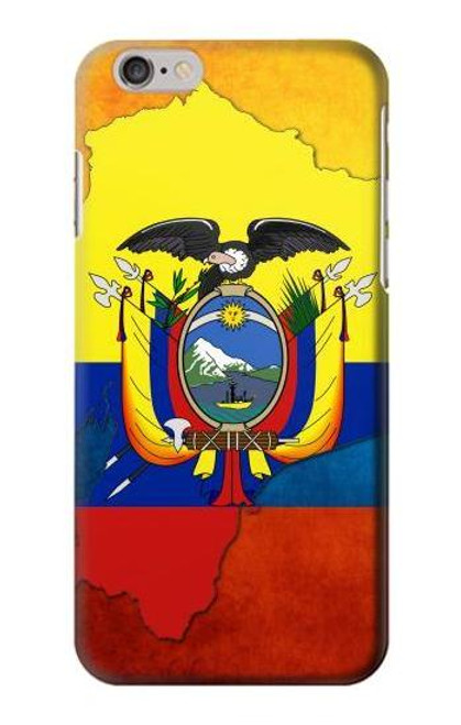 S3020 Ecuador Flag Hülle Schutzhülle Taschen für iPhone 6 Plus, 6S Plus