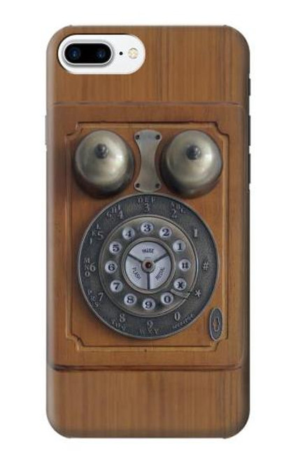 S3146 Antique Wall Phone Hülle Schutzhülle Taschen für iPhone 7 Plus, iPhone 8 Plus
