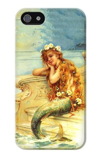 S3184 Little Mermaid Painting Hülle Schutzhülle Taschen für iPhone 5 5S SE
