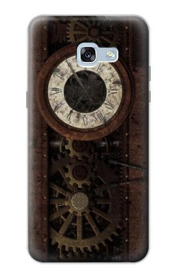 S3221 Steampunk Clock Gears Hülle Schutzhülle Taschen für Samsung Galaxy A5 (2017)