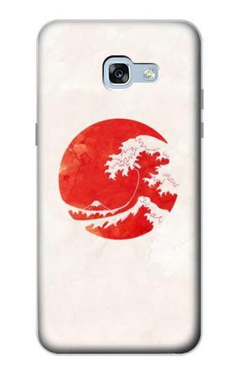 S3237 Waves Japan Flag Hülle Schutzhülle Taschen für Samsung Galaxy A5 (2017)