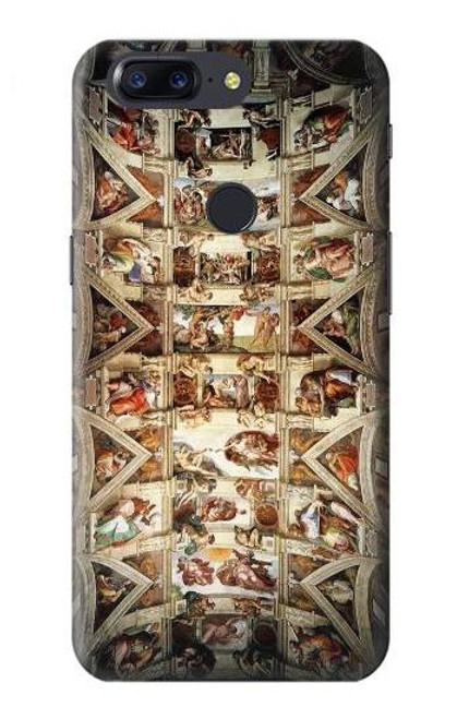 S0177 Michelangelo Chapel ceiling Hülle Schutzhülle Taschen für OnePlus 5T