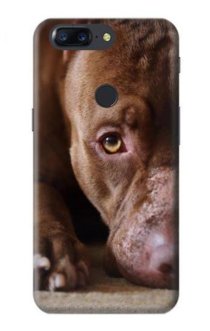S0519 PitBull Face Hülle Schutzhülle Taschen für OnePlus 5T