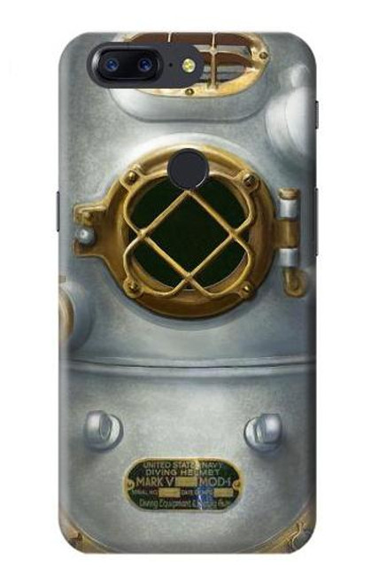 S2646 Vintage Deep Sea Diver Helmet Hülle Schutzhülle Taschen für OnePlus 5T