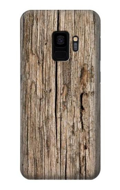 S0600 Wood Graphic Printed Hülle Schutzhülle Taschen für Samsung Galaxy S9