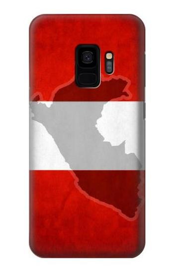 S3018 Peru Flag Hülle Schutzhülle Taschen für Samsung Galaxy S9